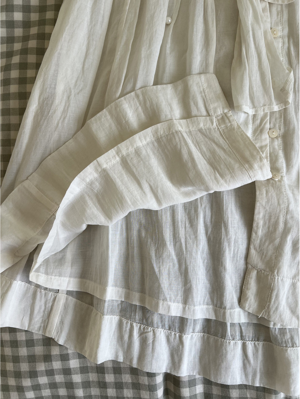 NWT Anthropologie Feather Bone Leonie Pearl Tie-Neck Tunic Blouse Small - Picture 8 of 9